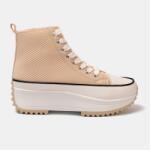 Firetrap Дамски високи кецове Firetrap Platform Hi top Ladies Trainers - Beige