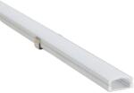 Tracon Electric Tracon LEDSZPS10 Alumínium profil LED szalagokhoz, lapos W=10mm - 1 méter hosszú (5 db/csomag) (LEDSZPS10)