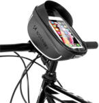 Wozinsky Kerékpáros Kormánytáska Telefontartóval 1L - Fekete (WBB16BK)