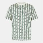 Lacoste Тениска Lacoste Men's All Over Print Mono T-Shirt - Lapland/Green