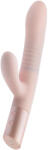 Blush Novelties Fraya - vibrator rabbit cu funcție de împingere - silicon roz (810138370001) Vibrator