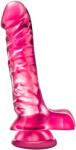DreamToys B Yours Basic 8 - dildo cu testicule - 23cm roz (049008210424) Dildo