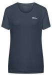 Jack Wolfskin Тениска Jack Wolfskin Women's JW Tech Regular Fit T-Shirt - Midnight Sky