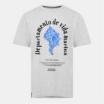 Threadbare Тениска Threadbare Men's TB Greenhill Regular Fit T-Shirt - Ecru Marl