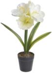  Amarylis artificial+ghiveci pentru decoratiuni florale (3224)