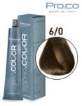 Pro.co Vopsea de par 6/0 Blond inchis natural Pro. co, 100ml
