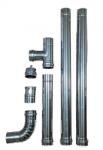 NIKO Kit complet cos fum INOX SP FI 80 cu garnitura NIKO (KSP/80/P1)