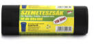  Szemeteszsák 110 liter 60 x 100 cm 25 mikron 10 db/tekercs fekete - iroszer24