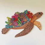 Lubiwood Csendes-óceáni teknős fa puzzle (mp-pacificturtle-a4)