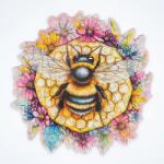Lubiwood Szorgalmas méhecske fa puzzle (mp-busybee-a4)