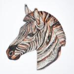 Lubiwood Csíkos zebra fa puzzle (mp-stripedzebra-a4)