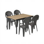 Keter Lagos 4+1 kerti bútor garnitúra szett kőris-grafit 260567_218091_4