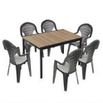 Keter Lagos 6+1 kerti bútor garnitúra szett kőris-grafit 260567_218091_6