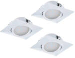 EGLO , 95844 , PINEDA , süllyesztett lámpa , 3000 K , LED , 3X4, 9W , IP20 (26559-95844)