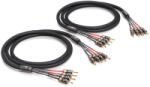 ViaBlue SC-4 Bi-Amp T8 szerelt hangfal kábel (2x3 m) - Black Edition