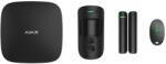 Ajax Systems HUB 2 Plus WiFi kompatibilis riasztóközpont szett fekete eszközökkel