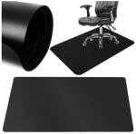 Ruhhy Fekete polipropilén székalátét padlóvédelemhez 130×90 cm, 0, 5 mm (00021792)