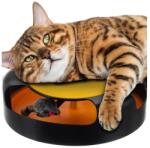 Purlov Interaktív macskajáték forgó egérrel, kaparófilccel 25×6, 5 cm (00005404)