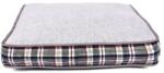 Royalty Line Szürke-kockás ortopéd kutyafekhely 60x40 cm, levehető mosható huzat (S) (DPD-005S.490)