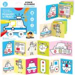 CzuCzu hosszú harmonika színezőkönyv - Járművek munka közben, 2 db (18849)