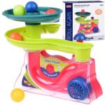 Jokomisiada Interaktív zenélő golyópálya piros autó formában, fújó levegővel, 18 hó+ (20616)