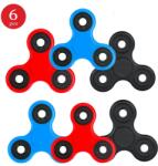 Cenocco Szenzoros fidget spinner szett 6 db-os, ABS, piros-kék-fekete, 7, 5 cm (CC-9038_6PCS)