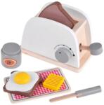 Jokomisiada Fa kenyérpirító szett gyerekeknek, pirítóssal, tükörtojással és kiegészítőkkel (17761)