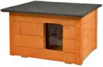Lechpol Woodok szigetelt kutya- és macskaház, 40 mm fenyőfal, bitumenes tető (85671)