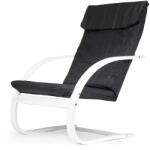 ModernHome Finn hintaszék kopásálló szövettel, puha habtöltettel, fekete-fehér (TXWQM-31 WHITE/BLACK)