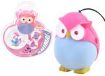 Jokomisiada Bagoly kulcstartó LED fénnyel és huhogó hanggal, 5 cm (15723)