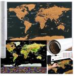 Malatec Kaparós világ térkép zászlókkal és kiegészítőkkel, 82×59 cm (00023442)