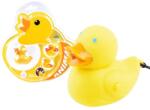 Jokomisiada Sárga kacsa kulcstartó LED fény- és hanghatással, 5 cm (15722)
