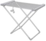 Herzberg Home & Living Elektromos ruhaszárító állvány 120 W, 8 fűtőcső, összecsukható szárny (HG-8070) Ruhaszárító