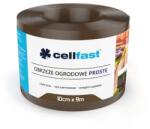 Cellfast barna kerti szegély 10 cm x 9 m, vízálló, rugalmas műanyag (66967)