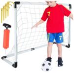 Trizand Gyermek focikapu készlet 120×40×80 cm labdával, pumpával és cövekekkel (00023459)