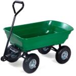 Herzberg Home & Living Kerti négykerekű billenő talicska 50 l, 200 kg teherbírással (HG-8028-50)