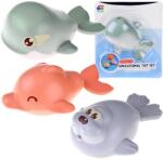 Jokomisiada Felhúzható úszó fürdőjáték bébiknek - fóka/delfin/bálna, BPA-mentes műanyag (19931)