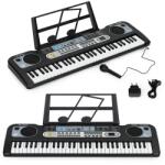 MULTISTORE Gyermek szintetizátor 61 billentyűvel mikrofonnal és hálózati adapterrel (HC364355)