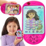 Mattel Dora mintás baba okostelefon hangokkal és érintőképernyővel, 11, 5 cm (13905)