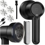 Ruhhy Vezeték nélküli ruhaborotva 3 fokozat, USB-C, 4 pótfej, 1200 mAh (00025559)