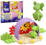Marioinex Mini Waffle Diplodocus sárkány színpaddal, 25 részes építőjáték (21721)