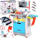 Jokomisiada Interaktív gyermek orvosi gurulókocsi, 43×30×60 cm, hang-fény, 3+ (18598)