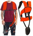 Malatec Hám/hordozó heveder fűkaszához, 80-113 cm, fekete-narancs (00018530)