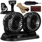 Xtrobb Dupla fejes autóventilátor 12 V, 360° forgatható, 2 sebesség, csendes - Xtrobb (00023222)