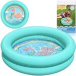 Bestway kék vinyl pancsolómedence 61×15 cm 21 l biztonsági szeleppel (16532)