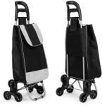 ModernHome Bevásárlókocsi, 25l táska, 6 kerék, fém váz, fekete ModernHome | PGJSFC015 FEKETE (PGJSFC015 BLACK)