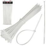 Maclean Nylon kábelkötegelő 4, 8×300 mm UV-álló -40/+85 °C 100 db fehér (70944)