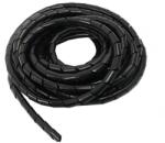 Maclean Fekete spirál kábelrendező 3 m (8, 7-10 mm átmérő) (43133)