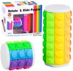 Jokomisiada Forgó színes hengeres logikai kirakó, 2 darabos készlet (7+3 szint) (12664)