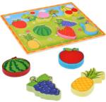 Jokomisiada Fából készült gyümölcsös kirakó, 8 darab, 30×22, 5 cm (21227)